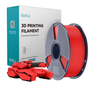 Filament SUNLU 1,75mm 1kg PLA Red