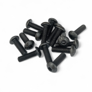 Śruba z łbem kulistym czarna M5x16mm 10szt