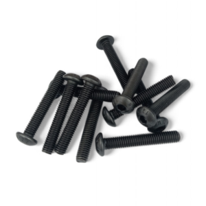 Śruba z łbem kulistym czarna M5x30mm 10szt