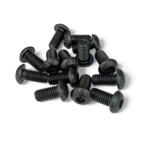 Śruba z łbem kulistym czarna M8x16mm 10szt