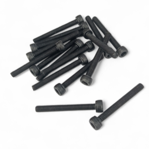 Śruba z łbem walcowym czarna M3x25mm 10szt