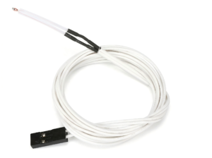 Czujnik temperatury szklany NTC100K z wtykiem