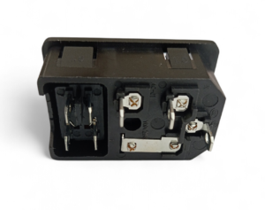 Gniazdo zasilania z włącznikiem i bezpiecznikiem IEC320 C14