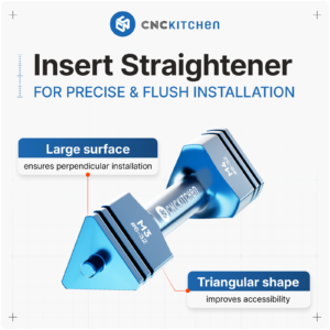 Pomoc do pozycjonowania wkładek gwintowanych Insert Straightener